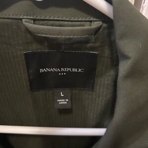 Banana Republic Military Field Jacket - Olive Green